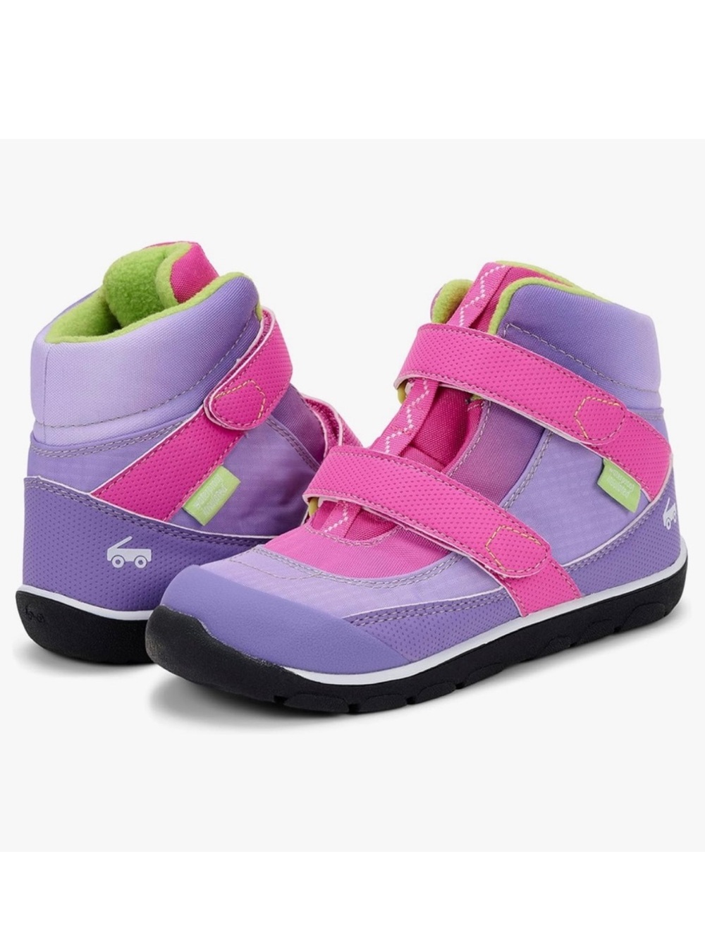 See Kai Run Girls' Purple & Pink High-Top Waterproof Insulated Hiking Boots
